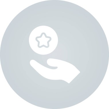 Yıldız simgesinin vektör illüstrasyonu