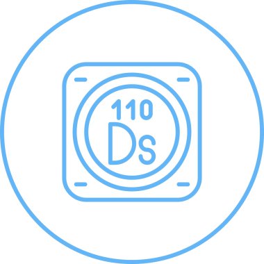 Metal kimyasal elementin web illüstrasyonu