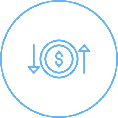 Nakit akışı sorunları, vektör illüstrasyonu