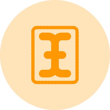 Tip simgesinin basit web illüstrasyonu