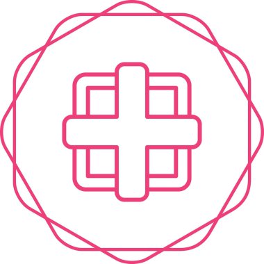 Web tasarımı için kenar simgesi, ayırıcı satır vektör işareti 