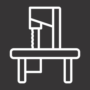 Modern Bant Testere simgesinin vektör çizimi    