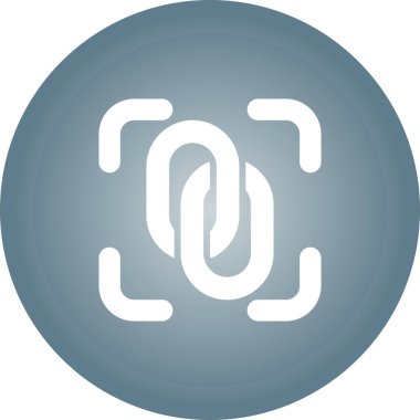 Tasarım Kısıtlı Simgesi. Zincir, Bağlı Sembol, Vektör.