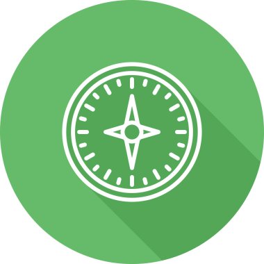 pusula simgesi web basit illüstrasyon