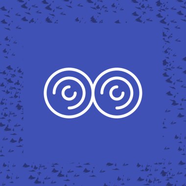 Hay Bales Web simgesi vektör illüstrasyonu 