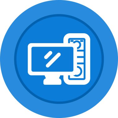 Bilgisayar web simge vektör çizim