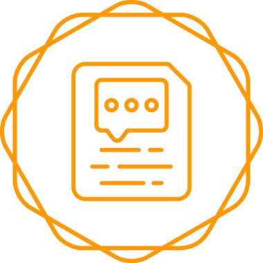 Belge yorum simgesi, vektör illüstrasyonu ekle