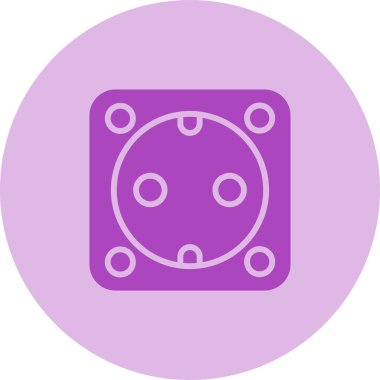 soket simgesi web basit illüstrasyon