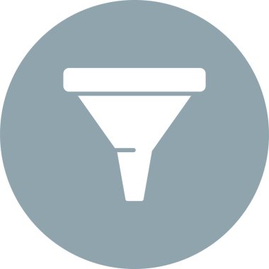 Çöp Posta Filtresi web simgesi, basit vektör illüstrasyonu