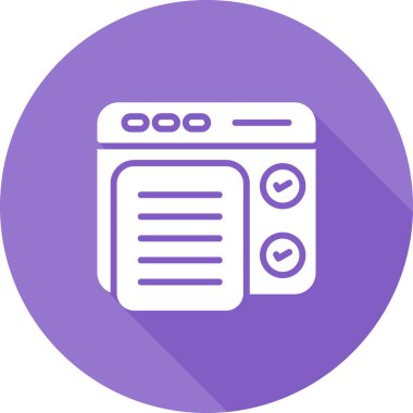 Yazılım Test Simgesi, Beyaz Konsepti İzole Edildi 