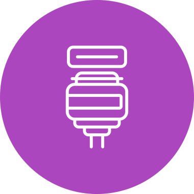 elektrik prizi simgesi. Web illüstrasyonu