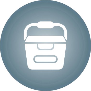 Taşınabilir su kabı vektör çizimi 