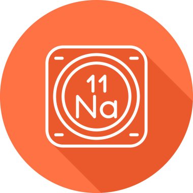 sodyum kimyasal element simgesi, basit satır biçimi