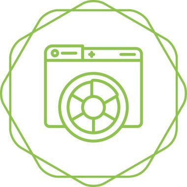 renk paleti. Web simgesi basit illüstrasyon