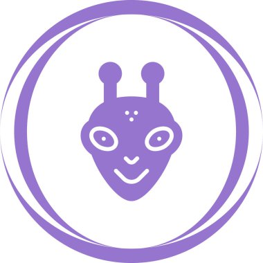  uzaylı vektör ağı simgesi