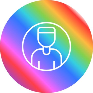 kullanıcı avatar simgesi vektör çizimi