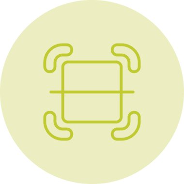 Tarayıcı. Web simgesi basit illüstrasyon