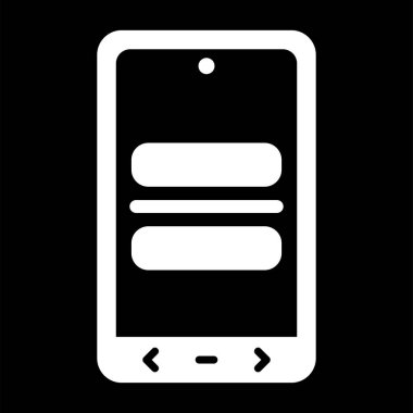 cep telefonu simgesi, vektör illüstrasyon tasarımı 
