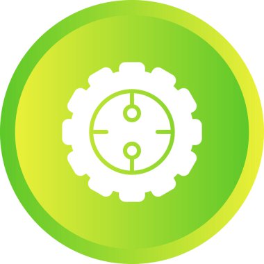 Teçhizat Web simgesi basit illüstrasyon