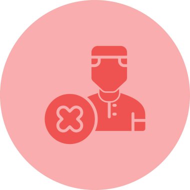 user icon, vector illustration simple design