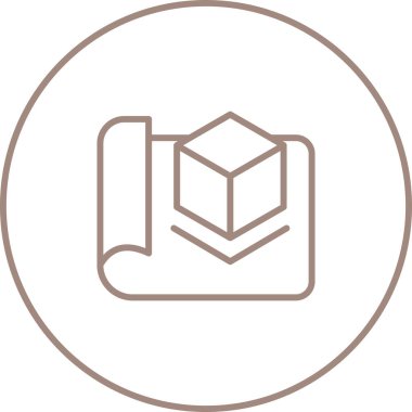 Prototip Simgesi, Vektör İllüstrasyonu 