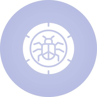 Hata ayıklayıcı ağ simgesi vektör çizimi