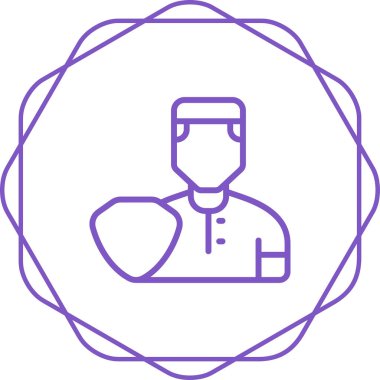 user icon, vector illustration simple design