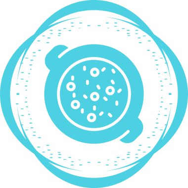 Güveç. Web simgesi basit illüstrasyon