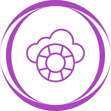 Düz Felaket Kurtarma 'nın vektör çizimi