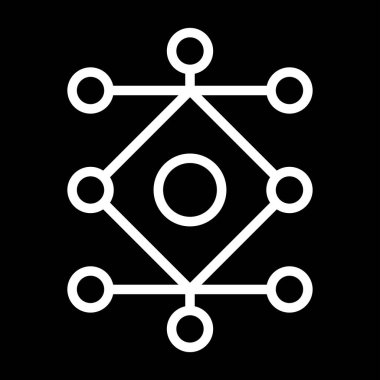 Ağ Analizi web simgesi, basit vektör illüstrasyonu