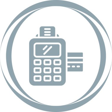 Manyetik Çizgili Okuyucu simgesinin vektör çizimi