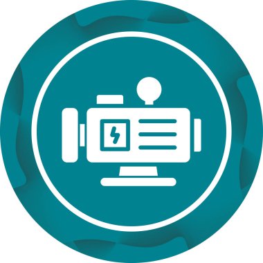 su pompası simgesi, vektör illüstrasyonu 