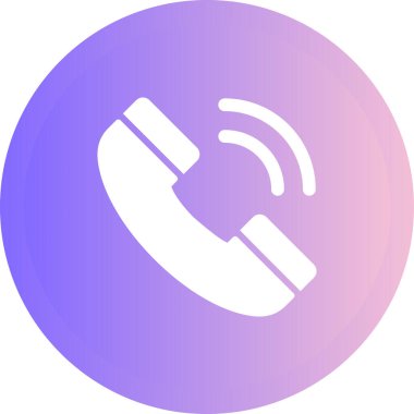 telefon arama simgesi, vektör illüstrasyonu