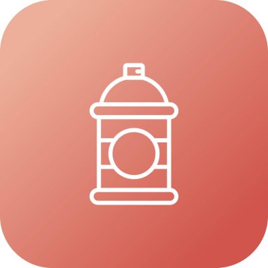 Sprey Kutusu simgesi, basit illüstrasyon