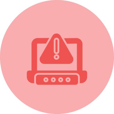 Uyarı tehlike simgesi web basit illüstrasyonuName