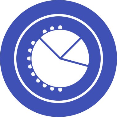 İstatistik web simgesi, basit vektör illüstrasyon istatistikleri