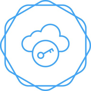 veri güvenlik simgesi, vektör illüstrasyonu  