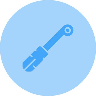 Boru ipliği. Web simgesi basit illüstrasyon
