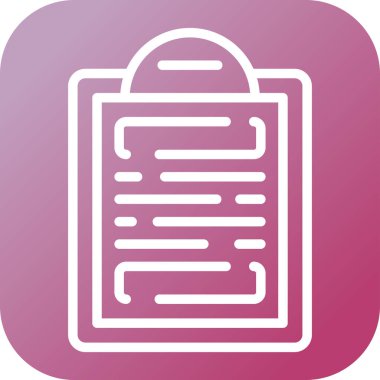 Pano simgesi, vektör illüstrasyonu basit tasarım