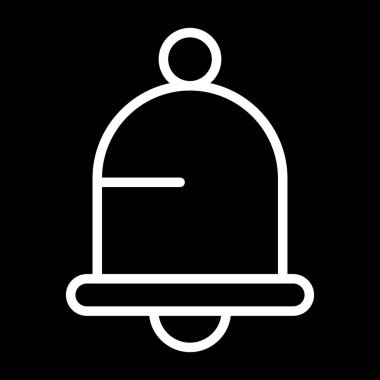 Çan simgesi web basit illüstrasyon