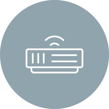 Modem simgesi web basit illüstrasyon