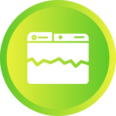 Kırık Bağlantı simgesi, vektör illüstrasyonu basit tasarım