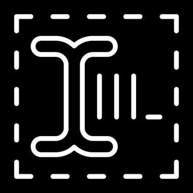 Metin Kutusu, belge ikonu vektör illüstrasyonu 