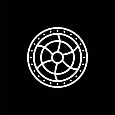 Daha serin ağ simgesi vektör illüstrasyonu