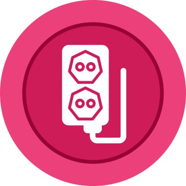 soket simgesi web basit illüstrasyon