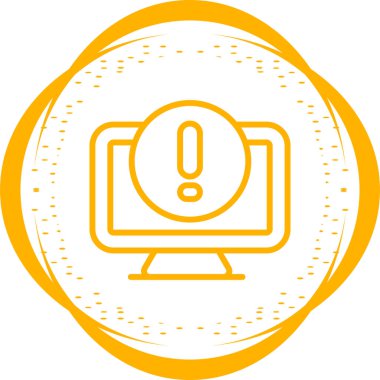 Bilgisayar web simge vektör çizim