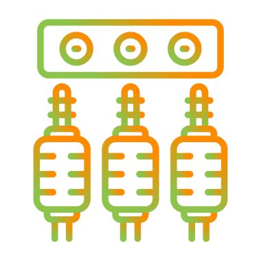 Jack Connector simgesi, vektör illüstrasyonu