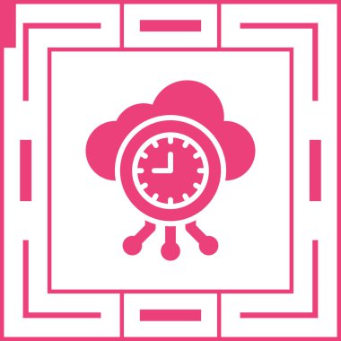 Yüksek Kullanılabilirlik servisi simgesi, vektör illüstrasyonu basit tasarım