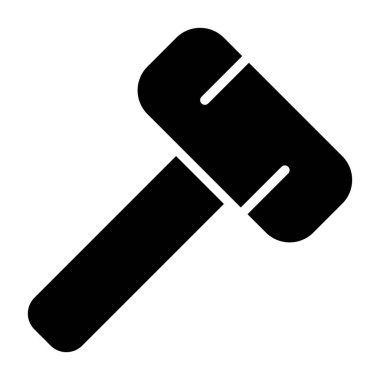 Çekiç simgesi. Web basit illüstrasyonu