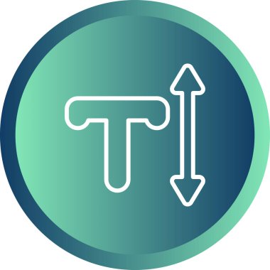 Metin sembolü vektör illüstrasyonu 